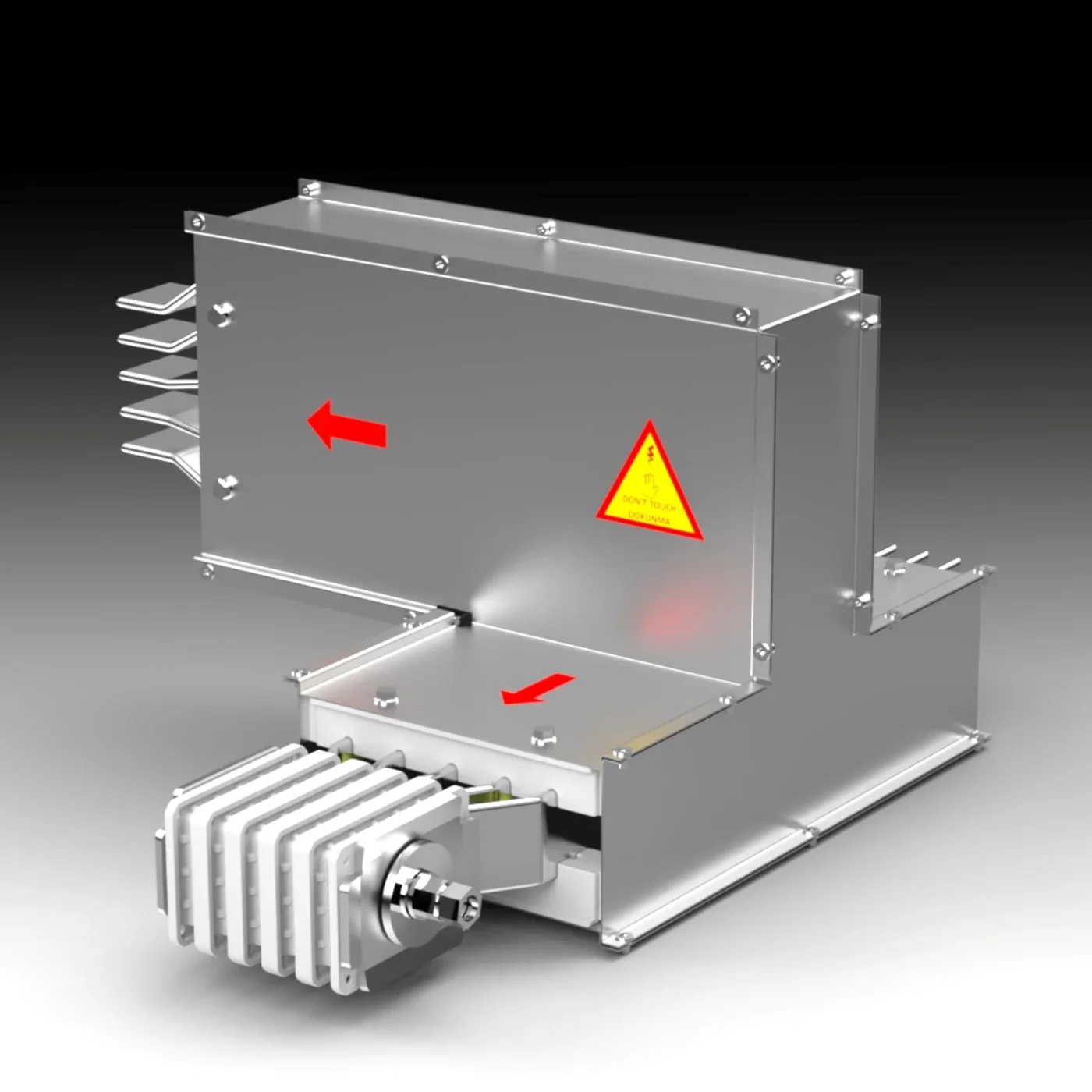 1K Power Busbar Yukarı Sola Dönüş Modülü görsel 2